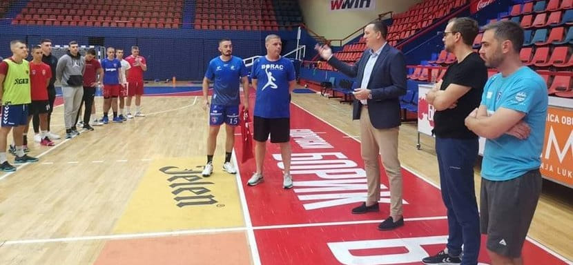 Балканы. Шестикратный победитель Лиги чемпионов Сергей Рутенко посетил тренировку боснийского "Бораца"