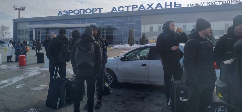 Olimpbet Суперлига. "Чеховские медведи" отправились в Астрахань, где завтра сыграют с местным "Динамо"