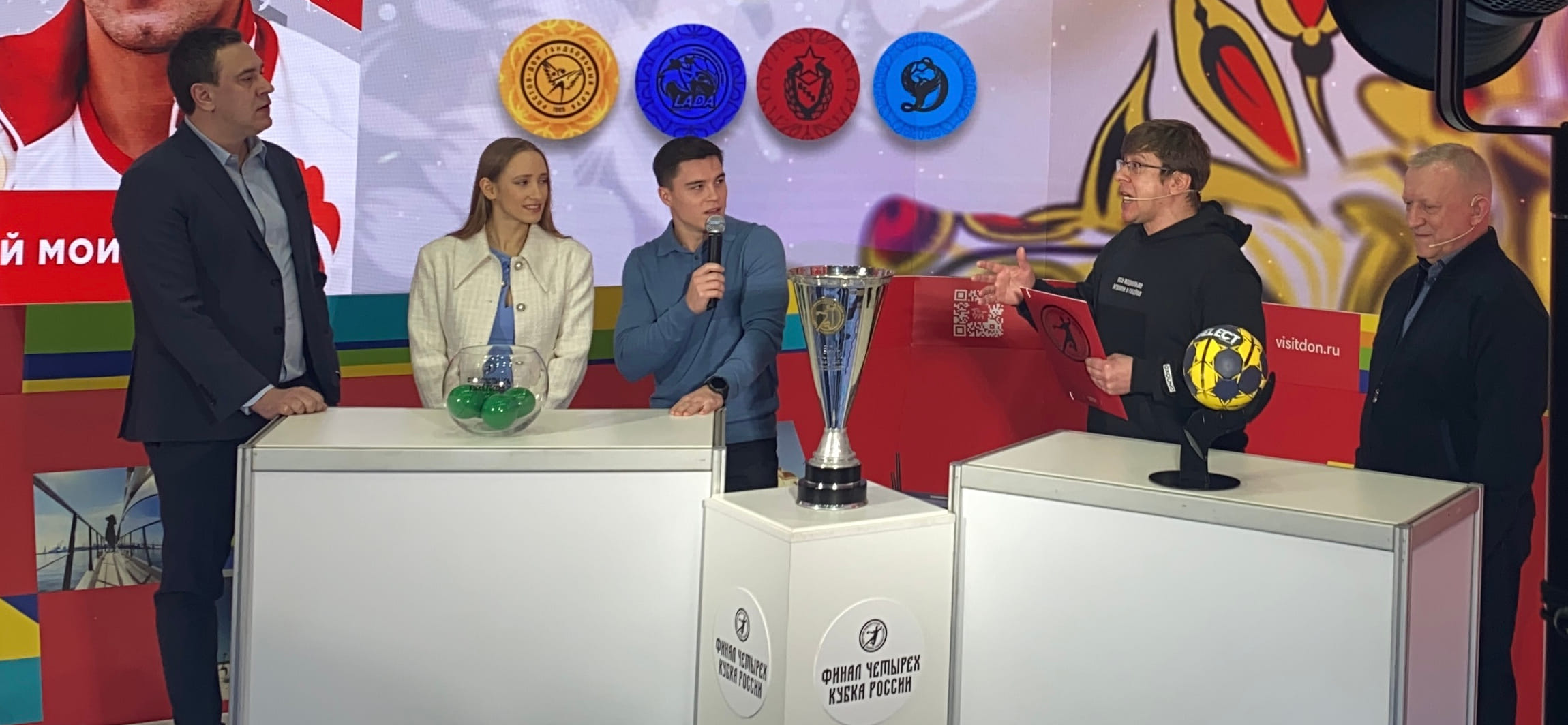 Кубок России. Никита Нагорный на жеребьёвке "финала четырёх": "Готов попробовать себя в гандболе!"