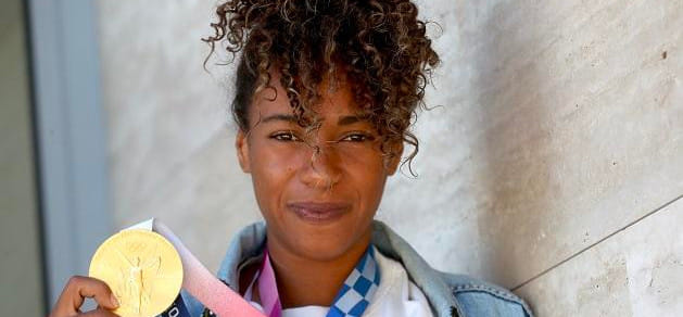 Франция. Олимпийская чемпионка Эстель Нзе-Минко: "Я открыто говорю о своей неуверенности. Есть проблемы не только на площадке, но и в жизни"