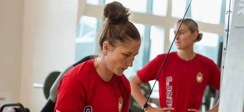 Olimpbet Суперлига. Наталья Котина: "Очень хочется сыграть с "Астраханочкой". Там собрался хороший состав" (ВИДЕО)