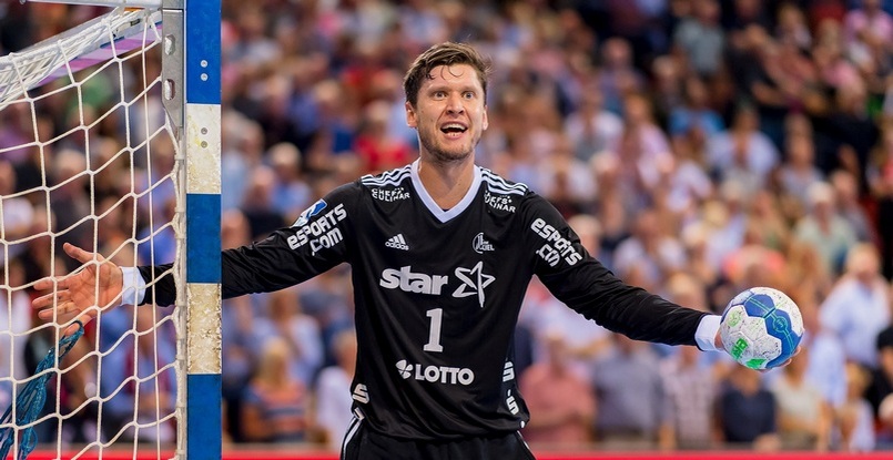 Голкипер немецкого "Киля" Никлас Ландин признан лучшим гандболистом октября по версии Европейской гандбольной федерации