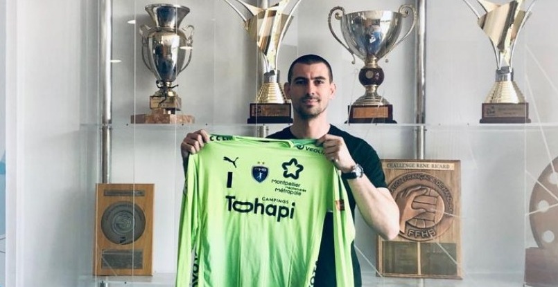 Франция. Хорватский голкипер Марин Шего представлен в качестве гандболиста "Монпелье"