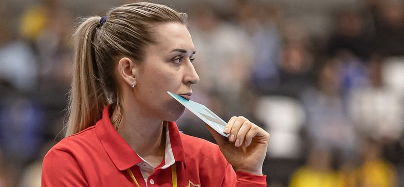 Olimpbet Суперлига. Ольга Акопян: "В концовке то ли расслабились, то ли понадеялась сильно на молодых. Не знаю, с чем это связано"