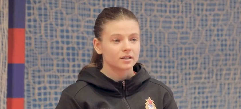 Olimpbet Суперлига. Голкипер ЦСКА Валерия Василенко стала героиней очередного выпуска рубрики "10 вопросов игроку" (ВИДЕО)