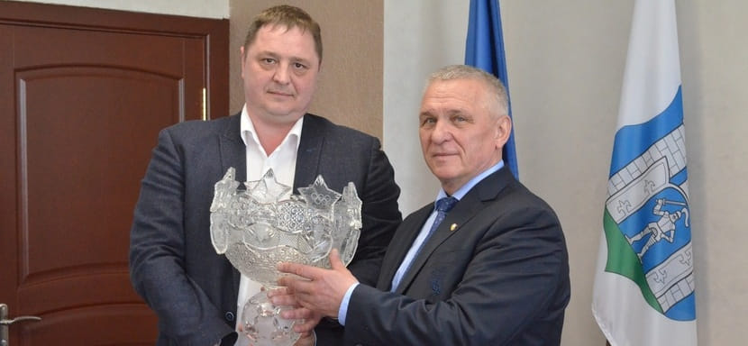 Беларусь. Председатель минского СКА Андрей Крайнов отмечен высшей наградой Белорусской федерации гандбола