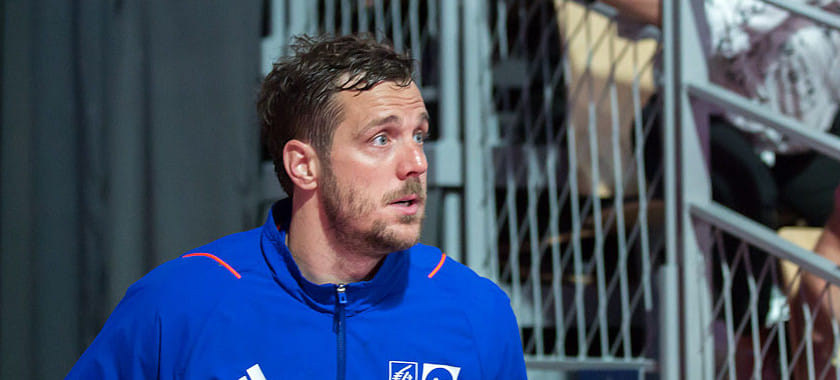 Разыгрывающий "Гуммерсбаха" Кантен Маэ снова покинул расположение сборной Франции. Он заменял на тренировках Дика Мема