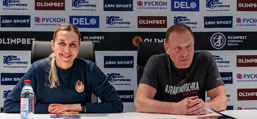 Olimpbet Суперлига. "Сейчас уже не начало сезона, но ещё и не середина". Мнения главных тренеров центрального матча тура Алексея Алексеева и Ольги Акопян