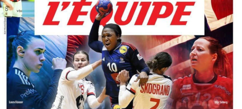 ЧМ-2023. "Золото". На первой полосе главной спортивной газеты Франции L'Équipe — женская национальная команда перед финалом (ФОТО)