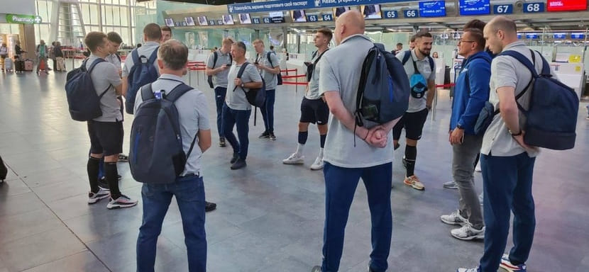 Россия. "Зенит" из Санкт-Петербурга отправился в Турцию на товарищеский матч с клубом "Сакарья"