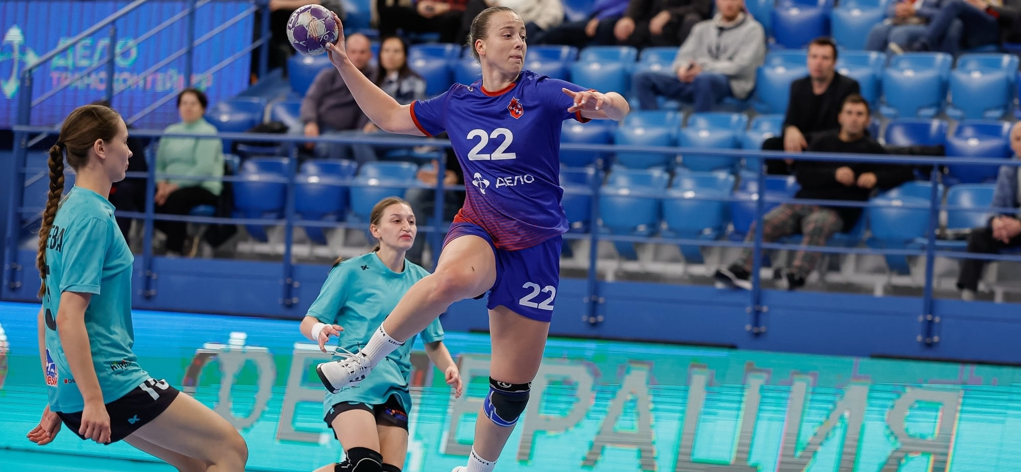 Линейная ЦСКА Валентина Томилина: "Я рада тому, что тренеры доверяют мне и предоставляют игровое время"