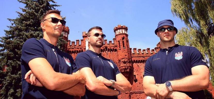 Беларусь. Новички БГК Михаил Жила, Глеб Гарбуз и Невен Степанович познакомились с Брестом