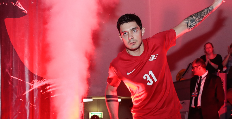 Суперлига. Мужчины. Иналь Афлитулин: "Так получилось, что именно мой гол перевел встречу в овертайм"