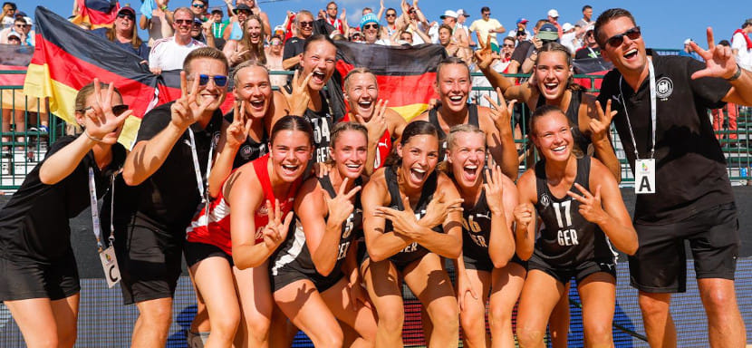 Пляжный гандбол. Женская сборная Германии и мужская команда Хорватии завоевали золотые медали на Всемирных игр-2022 в США