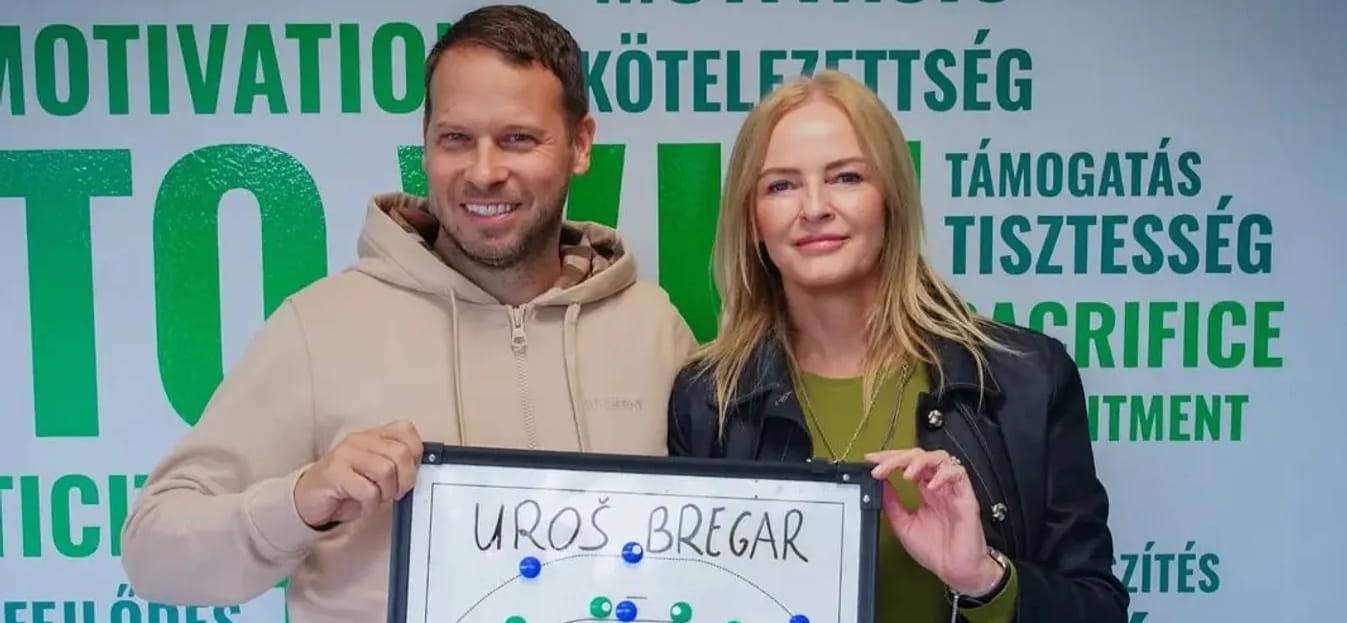 Словенский специалист Урош Брегар останется в тренерском штабе венгерского "Дьёра" до лета 2028 года