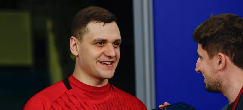 Olimpbet Суперлига. Лучший в декабре по версии БЦ Артур Рудь: "Все знают, что подкалываю по-доброму"