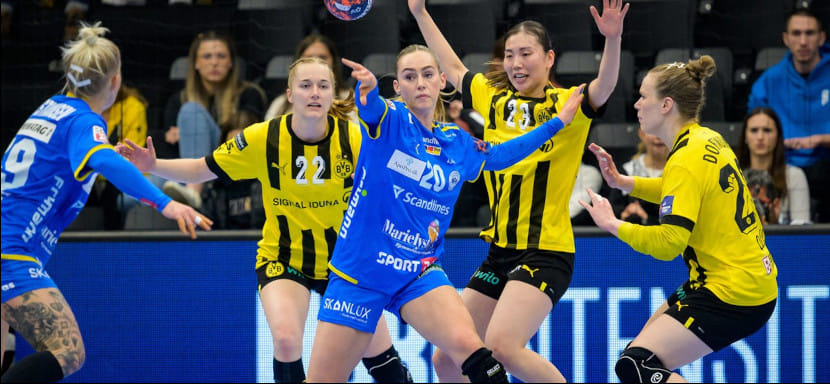 Европейская лига. "Нюкёбинг" в серии послематчевых семиметровых сломил сопротивление "Боруссии" и вышел в финал, где сыграет с "Икастом"