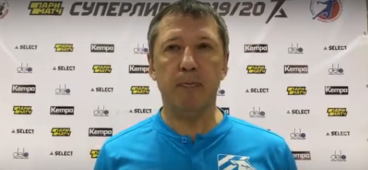 Суперлига. Тренер "Невы" Константин Андреенко о матче с "Пермскими Медведями": "В первую очередь победить помогла защита"