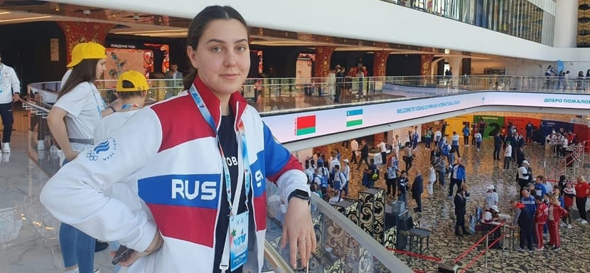Россия. Разыгрывающая клуба "Ростов-Дон" Алина Решетникова стала участником Международного форума юных олимпийцев