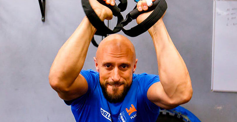 Польша. Российский правый полусредний "Вислы" Константин Игропуло продолжает тренироваться по индивидуальному плану