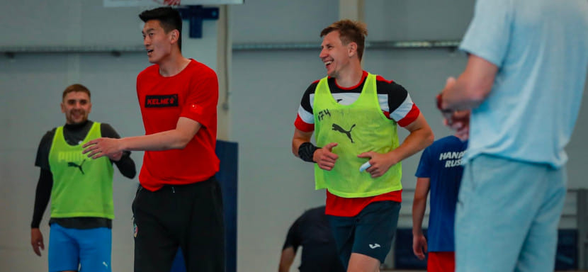 Olimpbet Суперлига. Даниил Шишкарёв: "Сейчас все наконец воссоединились. Очень ждём первых игр, чтобы попрактиковаться"