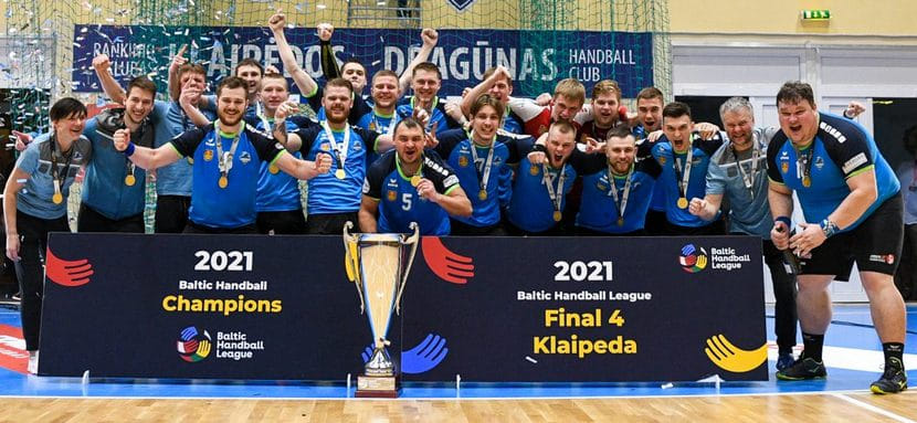 Балтийская лига. Три гандболиста "Швесы" вошли в символическую сборную турнира. Чемпион "Драгунас" представлен одним игроком