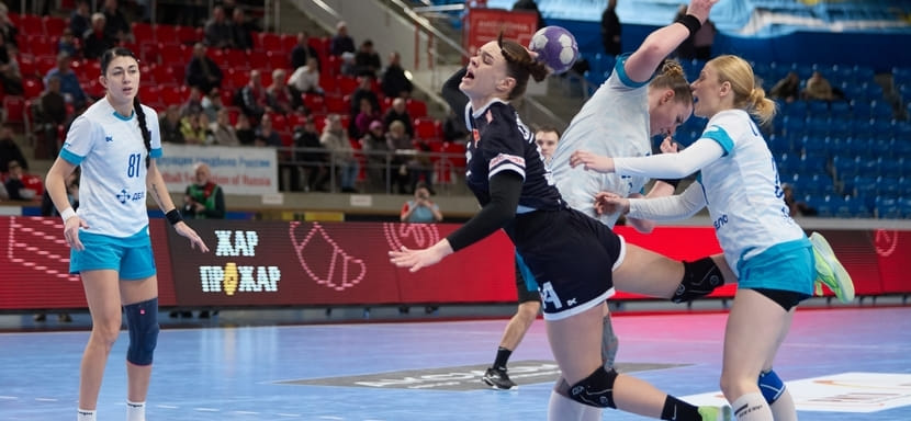 "Астраханочка" с перевесом в пять мячей обыграла "Черноморочку" в первом матче четвертьфинального раунда чемпионата России