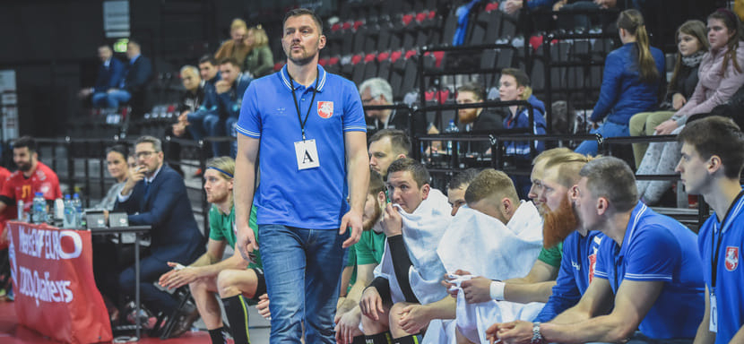 ЧЕ-2022. Миндаугас Андрюшка: "Если соберем всех сильнейших игроков, то, думаю, поборемся за путевку на чемпионат Европы"