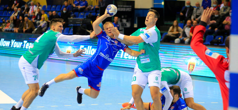 СЕХА-лига. В первой домашней встрече турнира "Мешков Брест" повторно обыграл "Еурофарм Пелистер" и оформил выход в "финал четырех"