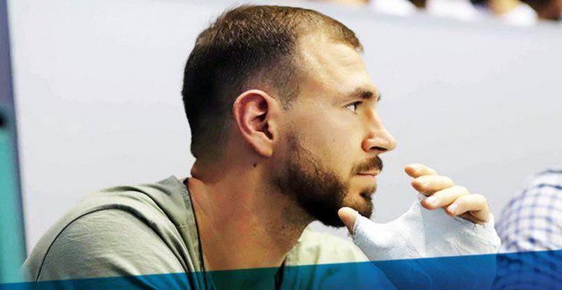 У разыгрывающего БГК имени Мешкова Сандро Обрановича диагностирован перелом ладьевидной кости