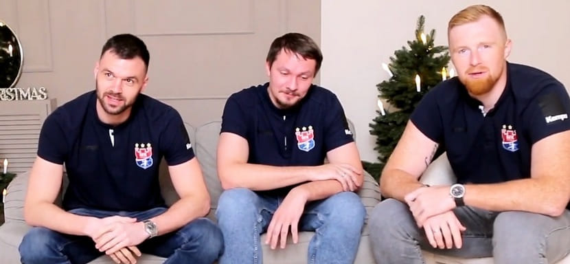 Беларусь. Невен Степанович, Павел Андреев и Вячеслав Шумак украли у Деда Мороза мешок с подарками (ВИДЕО)