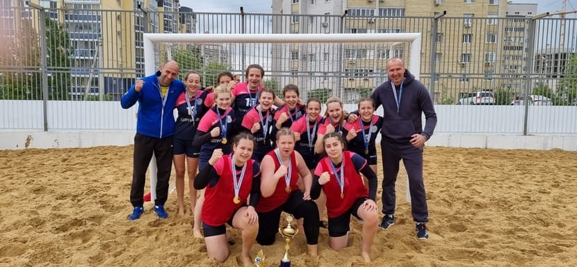 Пляжный гандбол. Команда из Крымска стала победителем первенства России среди девушек U-17, прошедшего в Волгограде