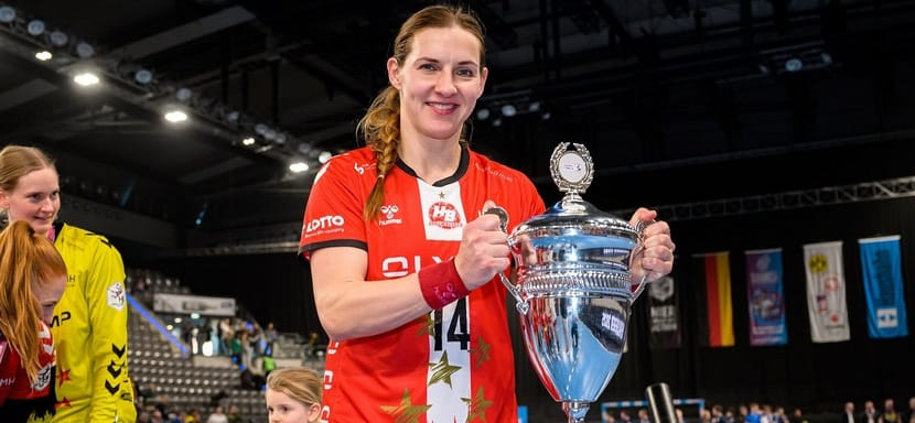 Польская полусредняя "Людвигсбурга" Каролина Кудлач-Глоц вернулась на площадку спустя два месяца после рождения ребёнка