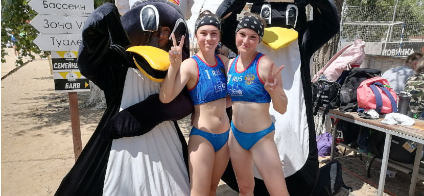 Пляжный гандбол. Волгоградское "Динамо-1" и "Ставрополье" одержали по 5 побед подряд в первые дни женского чемпионата России