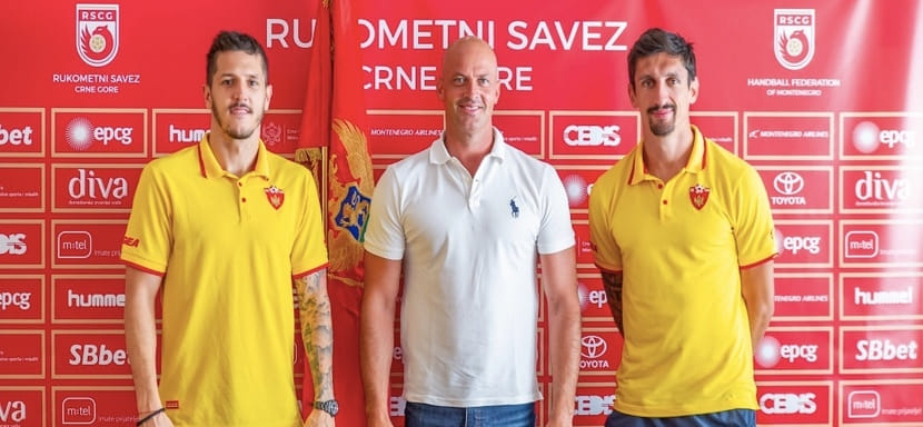 Известные футболисты Стеван Йоветич и Стефан Савич посетили Федерацию гандбола Черногории