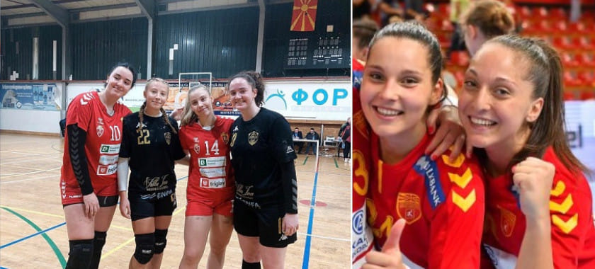 Балканы. В матче чемпионата Северной Македонии "Скопье" — "Вардар" приняли участие 3 пары родных сестёр