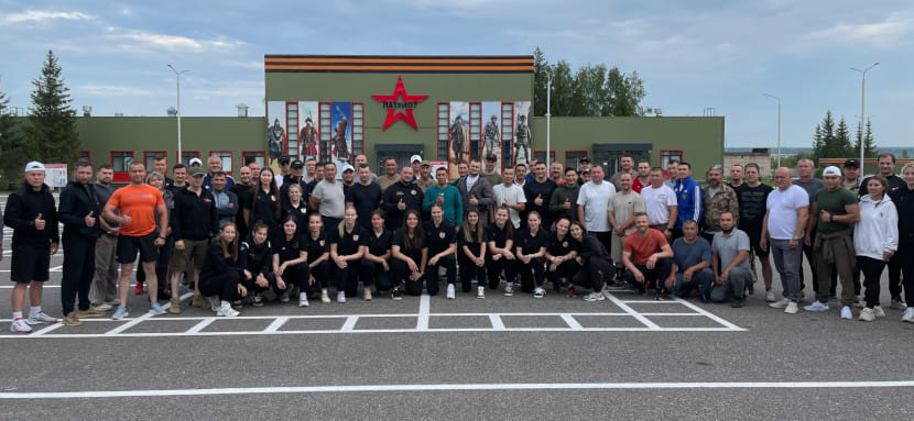 "Уфа-Алиса" провела утреннюю зарядку для ветеранов СВО — участников программы "Герои Башкортостана"