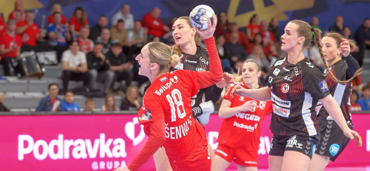 Датский "Эсбьерг" с разницей в 11 мячей разгромил хорватскую "Подравку" в первом матче 1/8 финала женской Лиги чемпионов