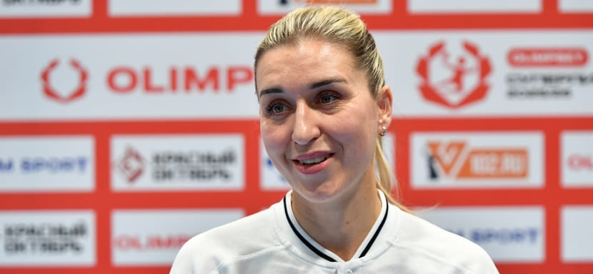 Ольга Акопян: "Мне приятно, что девочки выполнили установку, моментами справлялись с игрой и получалось то, о чём мы договаривались"