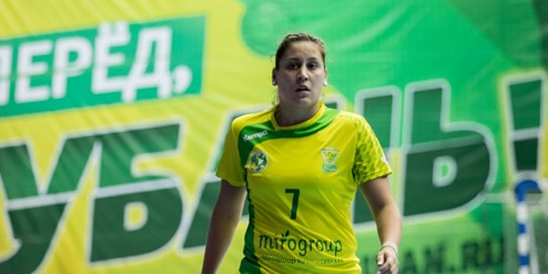 Суперлига. Правая крайняя "Кубани" Диана Голуб — лучший бомбардир турнира в первом туре