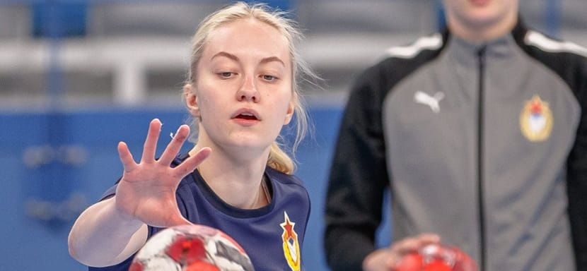 Olimpbet Суперлига. Лада Дудко о дебюте за ЦСКА: "Для игроков "молодёжки" это честь и шанс проявить себя" (ВИДЕО)