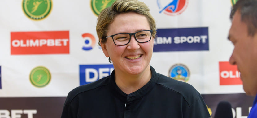 Наталья Дерепаско: "Мне кажется, что мы сыграли достойно против очень серьёзного соперника. Мне всё понравилось"