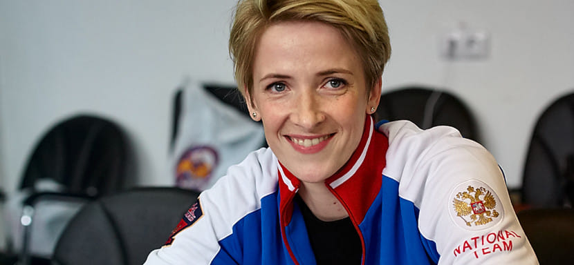 Olimpbet Суперлига. Надежда Муравьёва: "Благодаря матчам против китайского клуба наши игроки добавят в психологии"