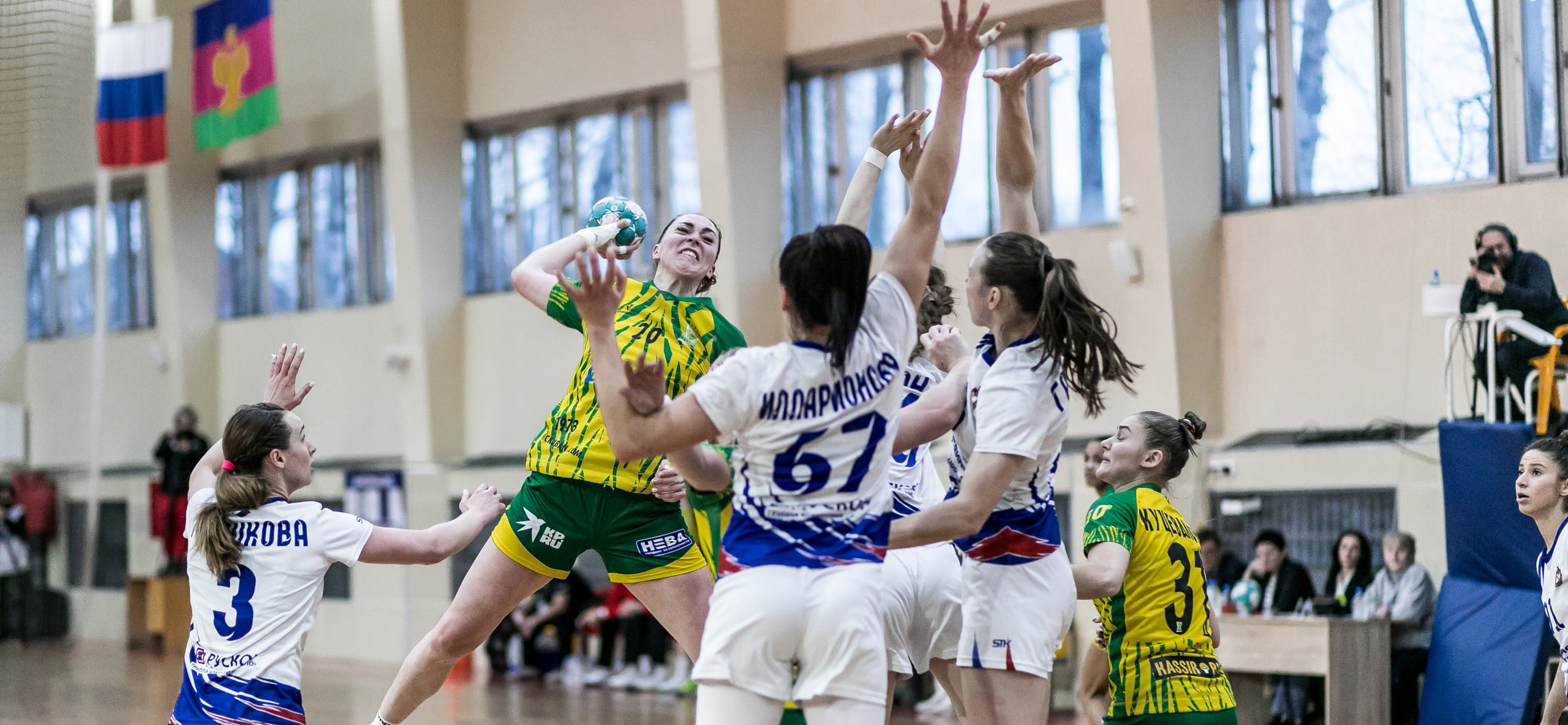 Olimpbet Суперлига. Ольга Акопян: "Победили благодаря перестроению защиты во втором тайме"