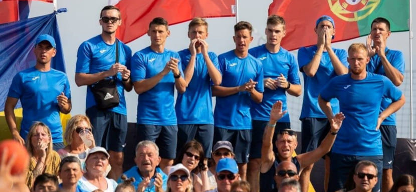 Пляжный гандбол. Мужская сборная Украины уступила в заключительном матче группового раунда, но все равно прошла в основной этап