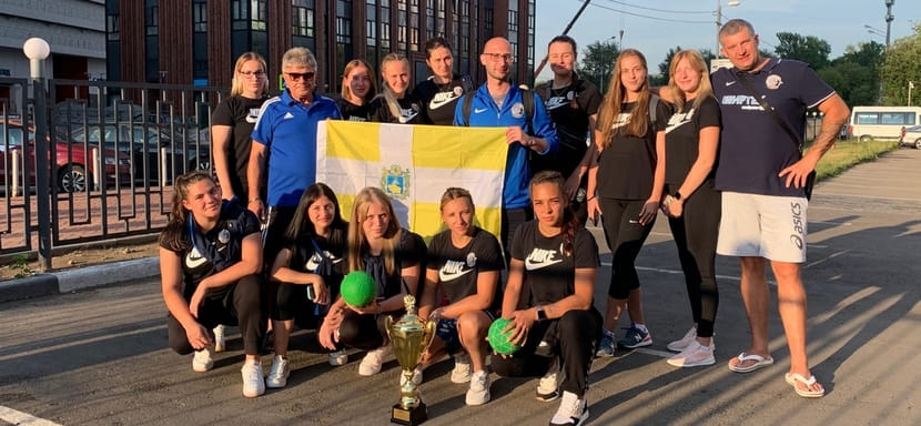 Пляжный гандбол. "Ставрополье" стало шестикратным чемпионом России, одержав победы во всех матчах. Это уже шестой титул команды