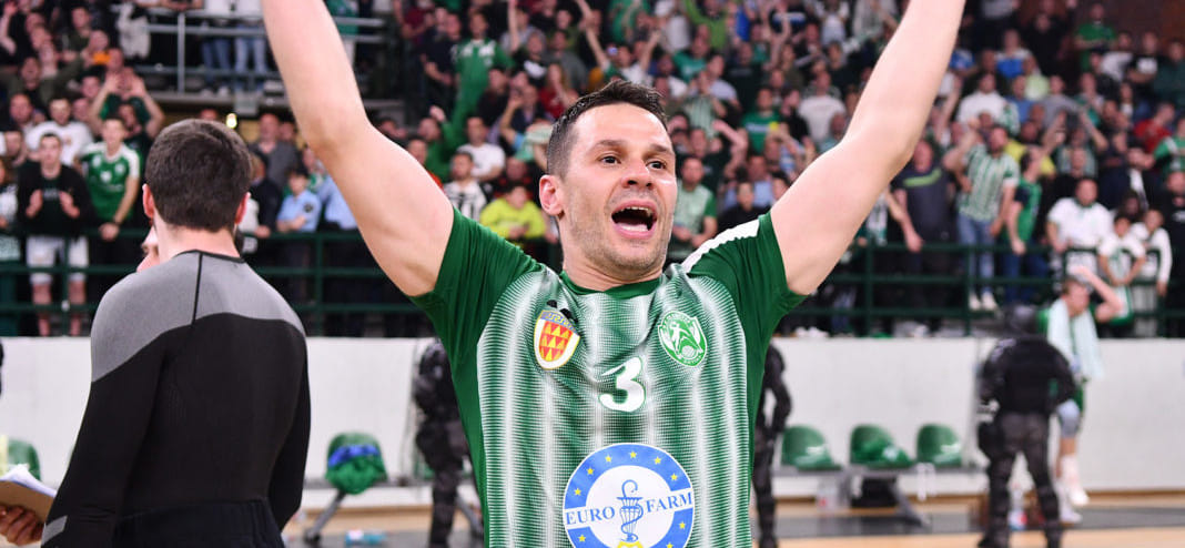Балканы. "Еврофарм Пелистер" с российским линейным Денисом Васильевым выиграл чемпионат Северной Македонии за тур до его окончания