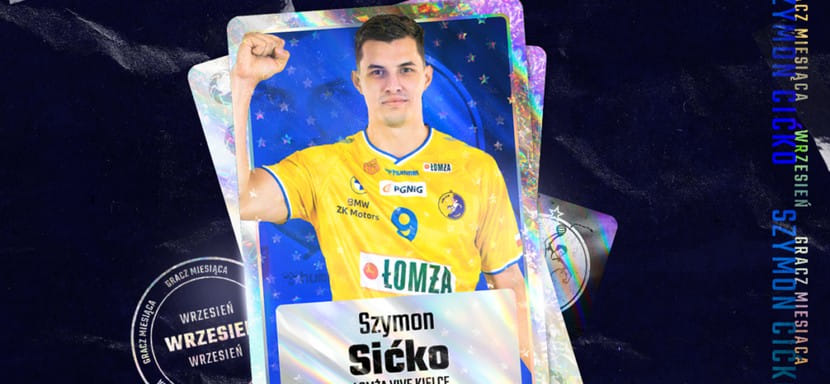 Польша. Левый полусредний "Кельце" Шимон Сицько признан лучшим игроком чемпионата в сентябре