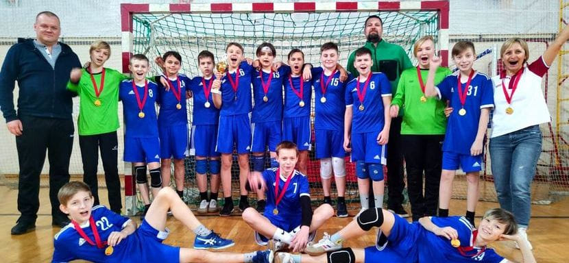 Россия. Команда спортивной школы "Лидер" из Егорьевска выиграла первенство Московской области среди мальчиков до 14 лет