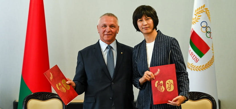 Глава китайской гандбольной ассоциации Ван Тао: "Будем способствовать дальнейшему развитию китайско-белорусских отношений"